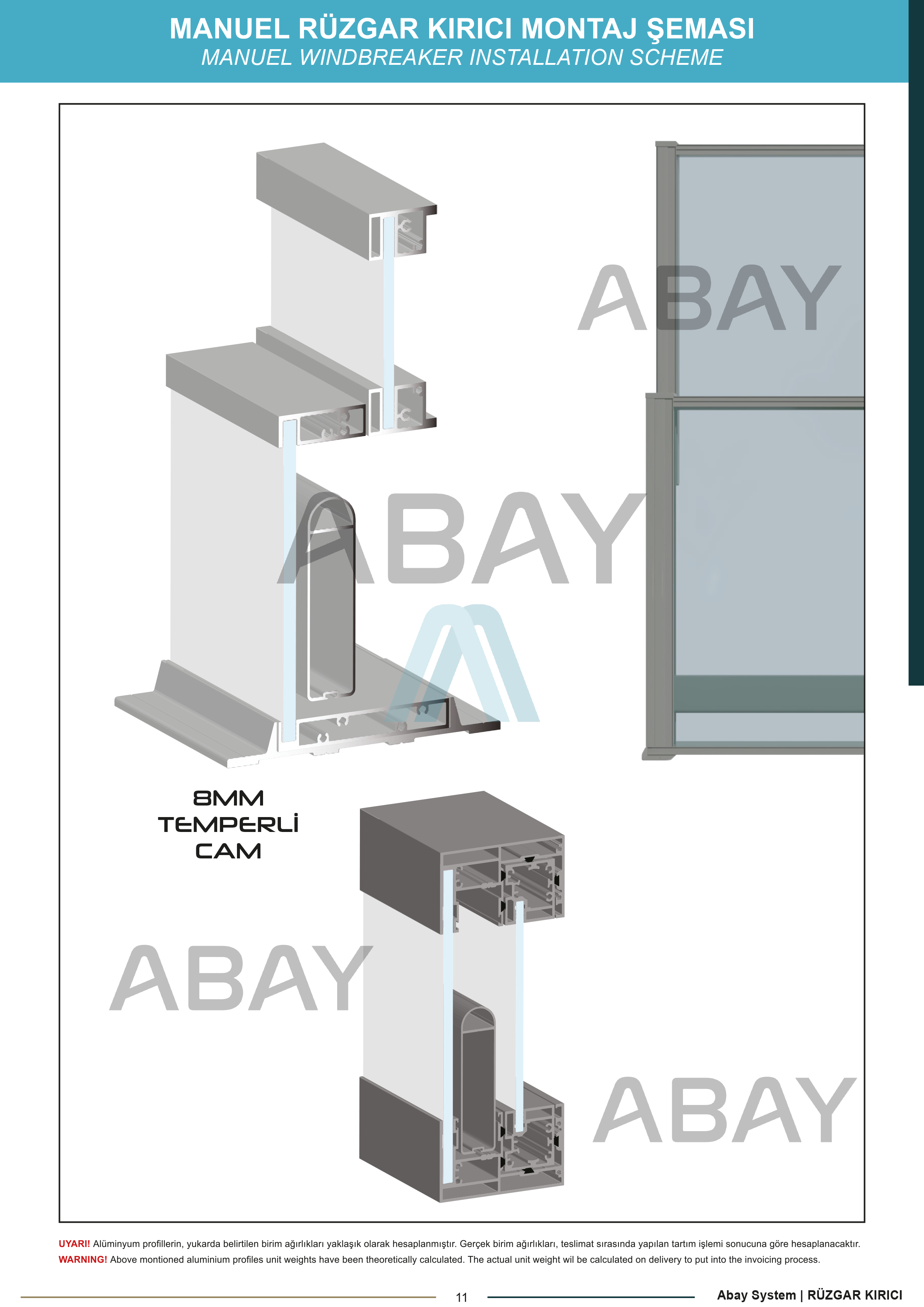 Rüzgar Kırıcı Küpeştesiz