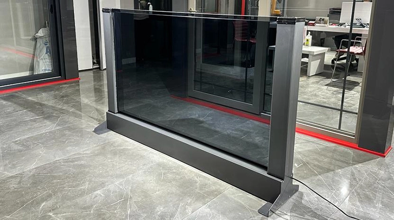 LED aydınlatmalı Motorlu Rüzgar Kırıcı